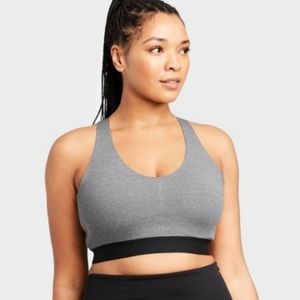 Women's All in Motion Bonded Racerback Bra Grey